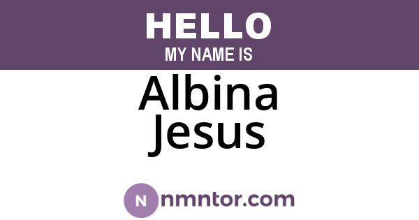 Albina Jesus