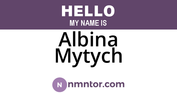 Albina Mytych