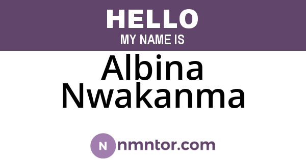 Albina Nwakanma