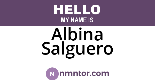 Albina Salguero
