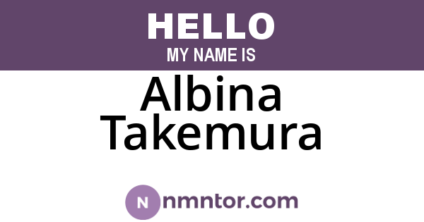 Albina Takemura