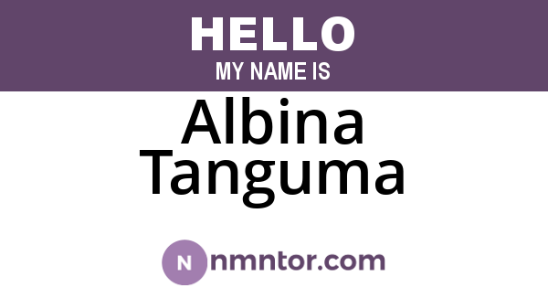 Albina Tanguma