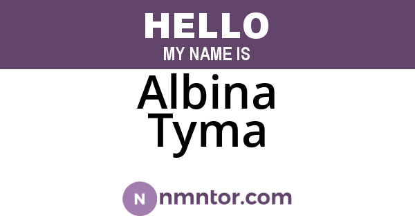 Albina Tyma