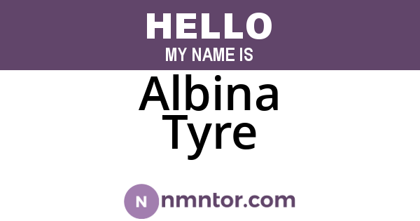 Albina Tyre