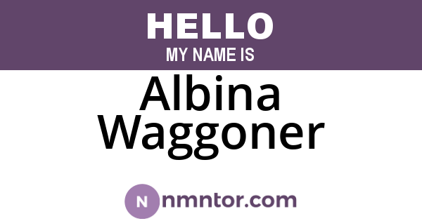 Albina Waggoner