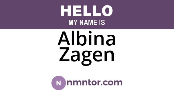 Albina Zagen