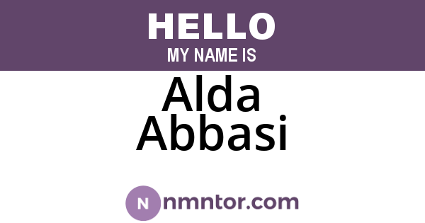 Alda Abbasi