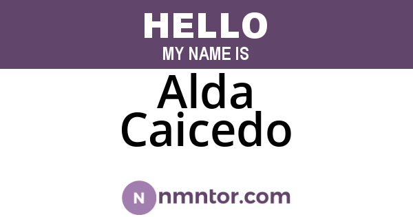 Alda Caicedo