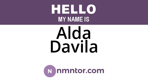 Alda Davila
