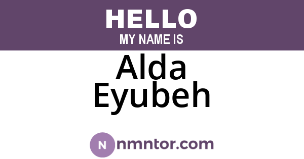 Alda Eyubeh