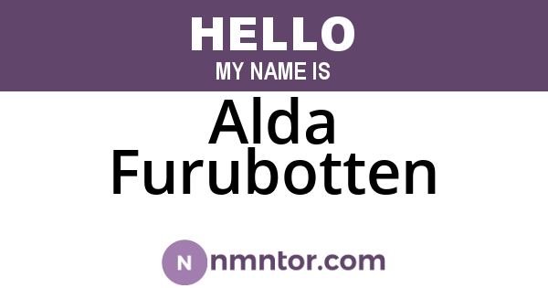 Alda Furubotten