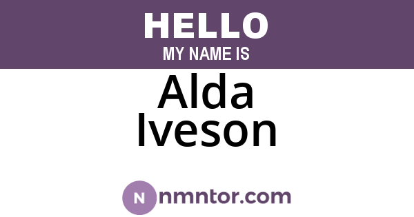 Alda Iveson