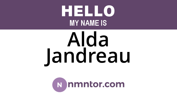 Alda Jandreau