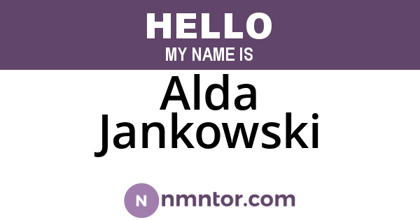 Alda Jankowski