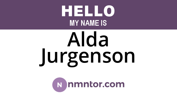 Alda Jurgenson