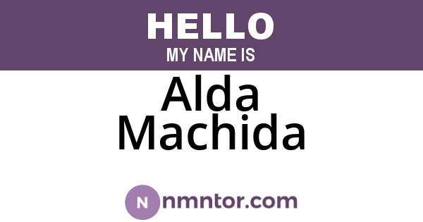 Alda Machida