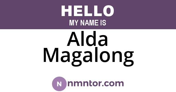 Alda Magalong