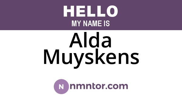 Alda Muyskens