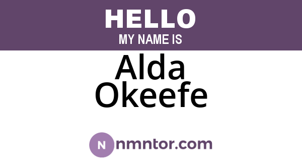 Alda Okeefe
