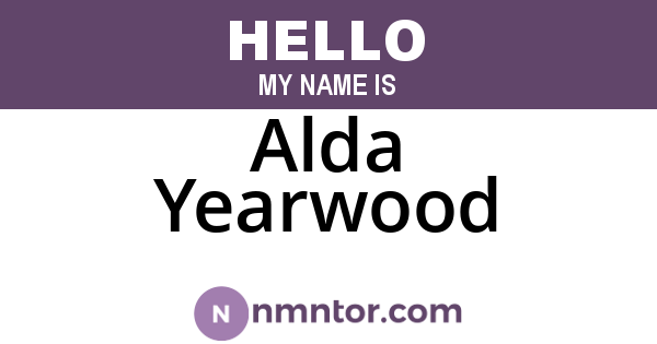 Alda Yearwood