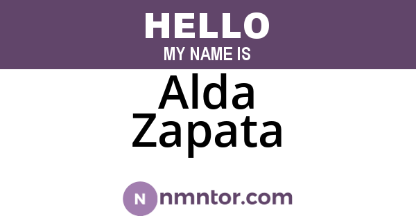 Alda Zapata