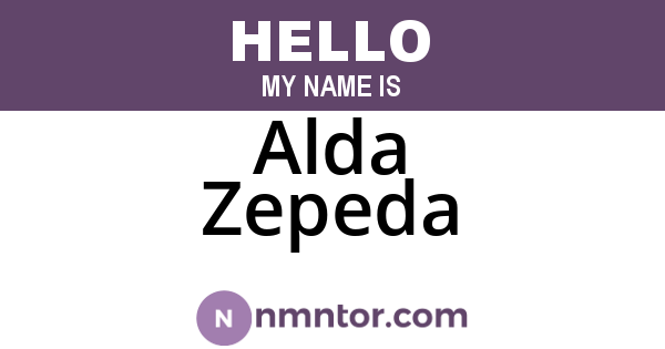 Alda Zepeda