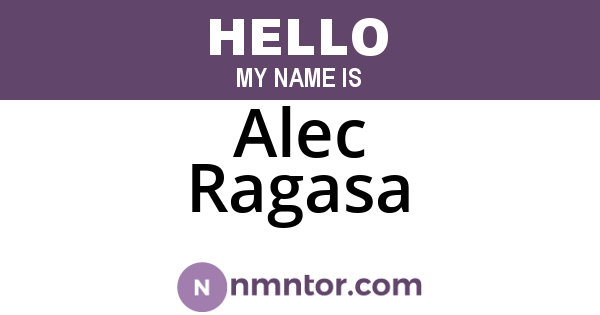Alec Ragasa