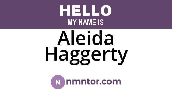 Aleida Haggerty
