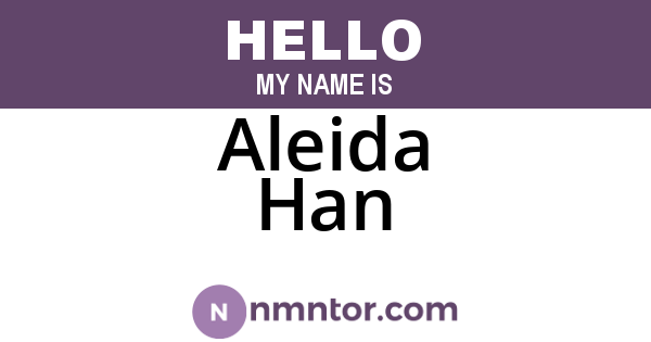 Aleida Han