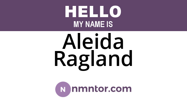 Aleida Ragland