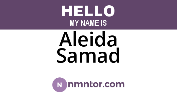 Aleida Samad