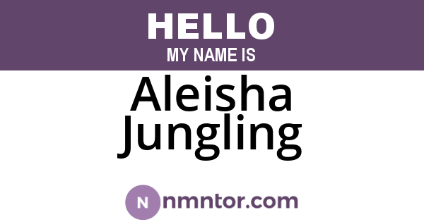 Aleisha Jungling
