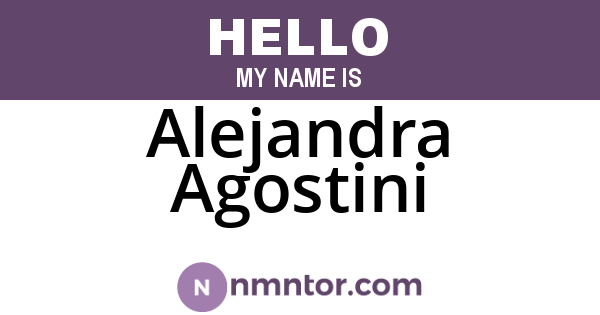 Alejandra Agostini