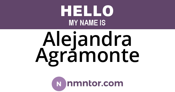 Alejandra Agramonte