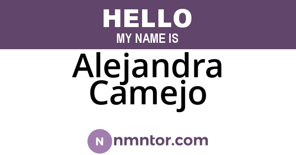 Alejandra Camejo