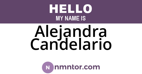 Alejandra Candelario