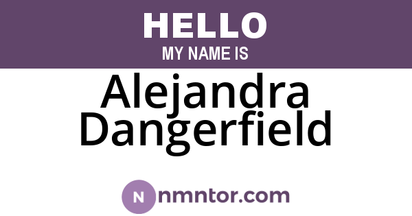 Alejandra Dangerfield