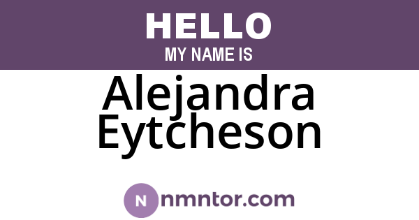 Alejandra Eytcheson