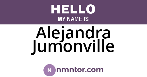 Alejandra Jumonville