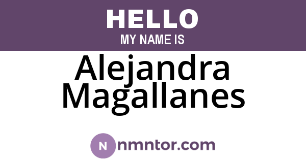 Alejandra Magallanes