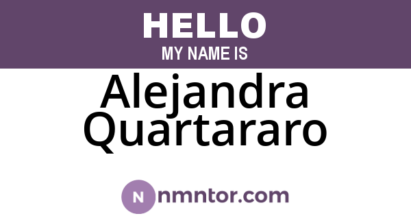 Alejandra Quartararo
