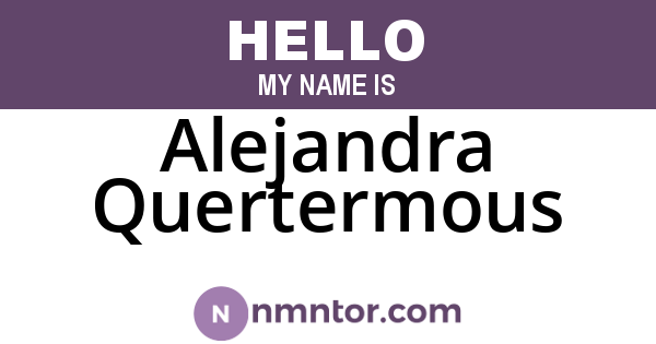 Alejandra Quertermous