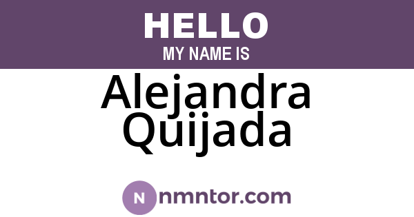 Alejandra Quijada