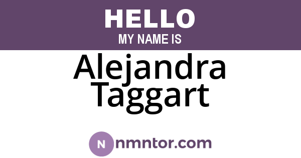 Alejandra Taggart