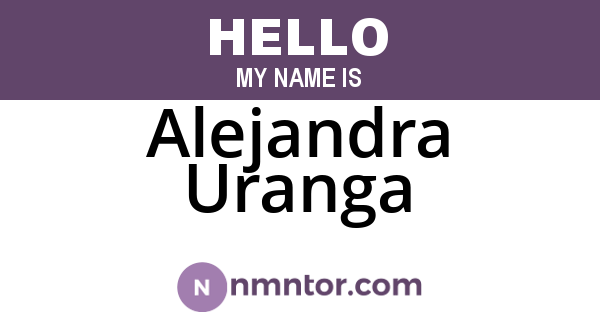 Alejandra Uranga