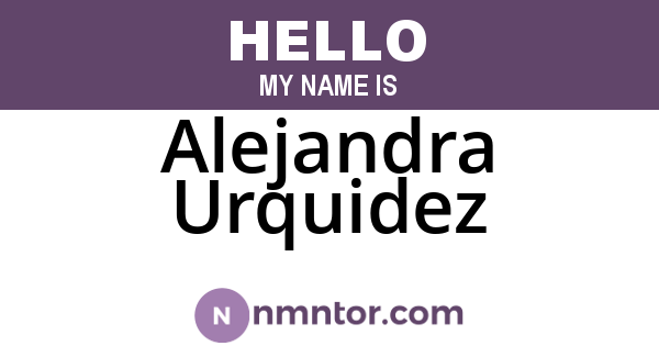 Alejandra Urquidez