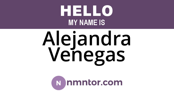 Alejandra Venegas