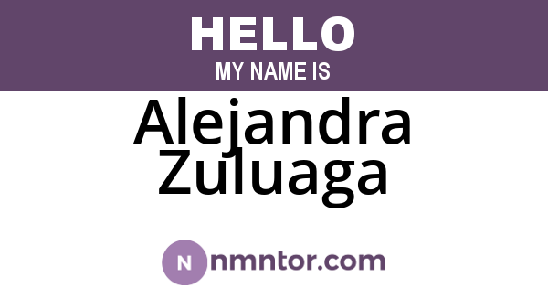 Alejandra Zuluaga