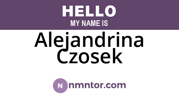Alejandrina Czosek