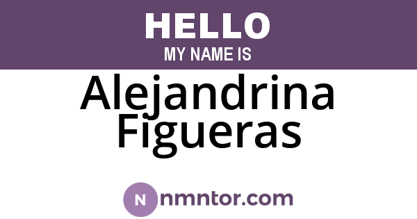 Alejandrina Figueras